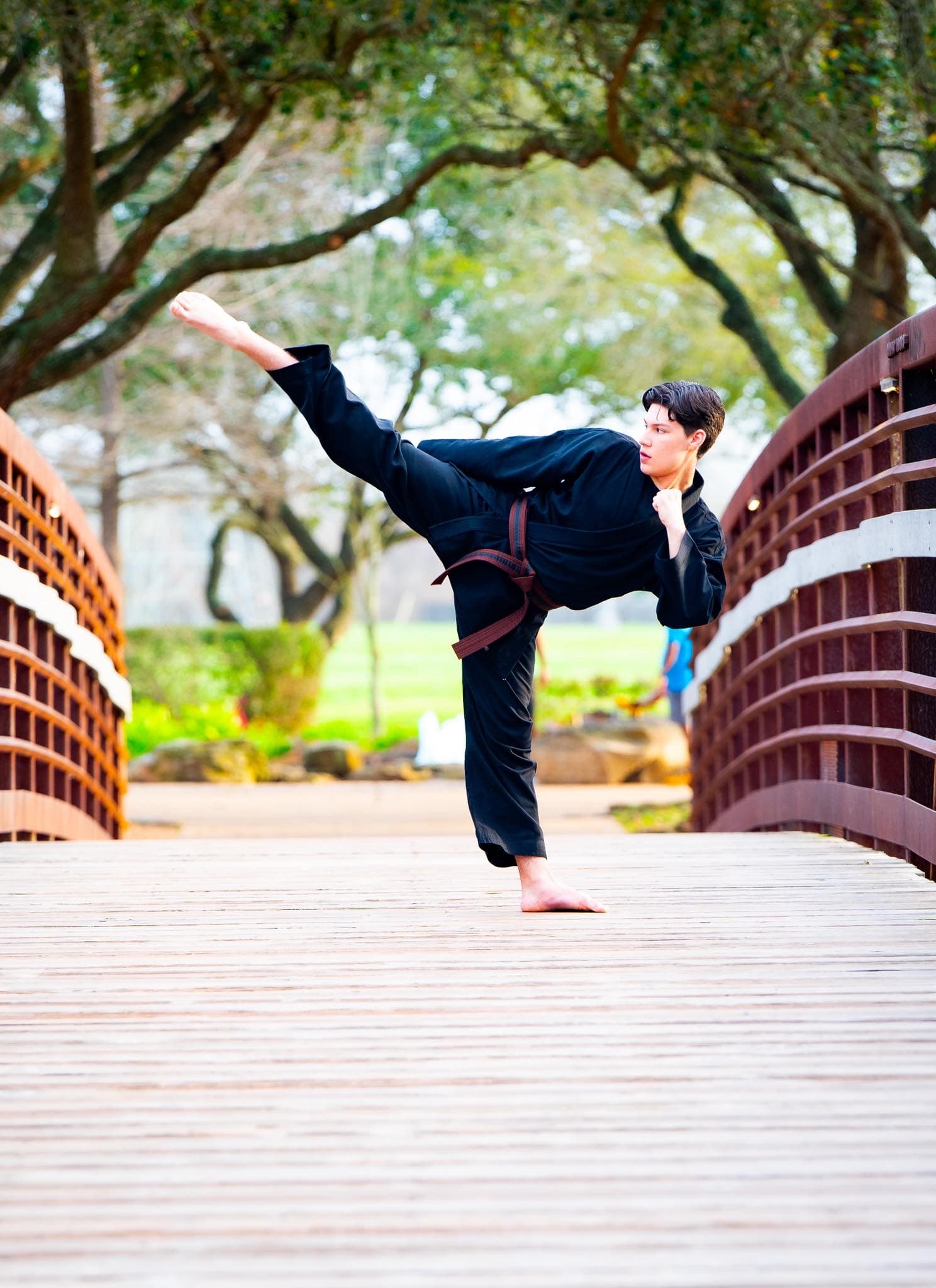 Zane Van Avery, black belt candidate