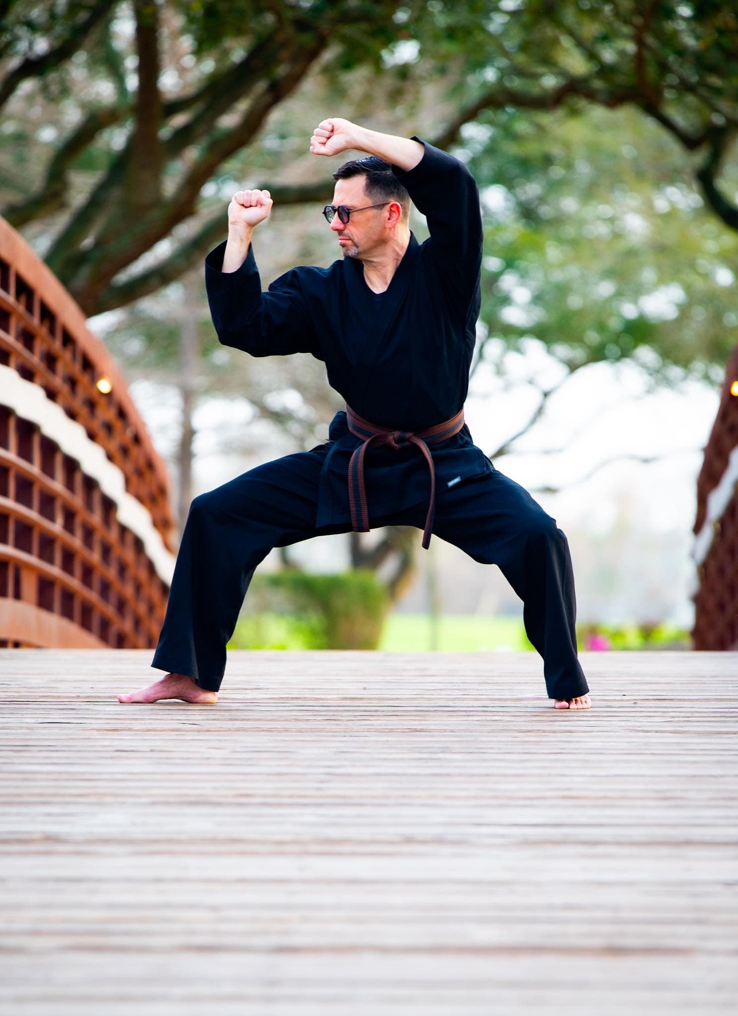 Bob Huff, black belt candidate